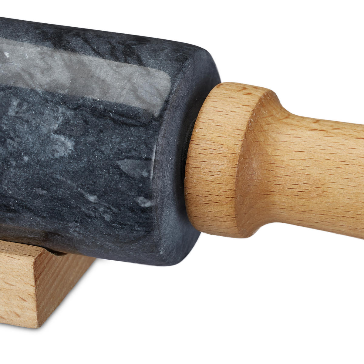 NUDELHOLZ - Multicolor, Holz/Stein (5cm) - Relaxdays