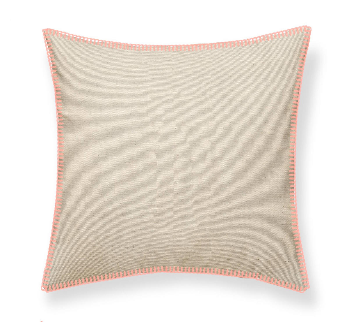 ZIERKISSEN Gypset 50/50 cm - Orange, Naturmaterialien (50/50cm) - Today