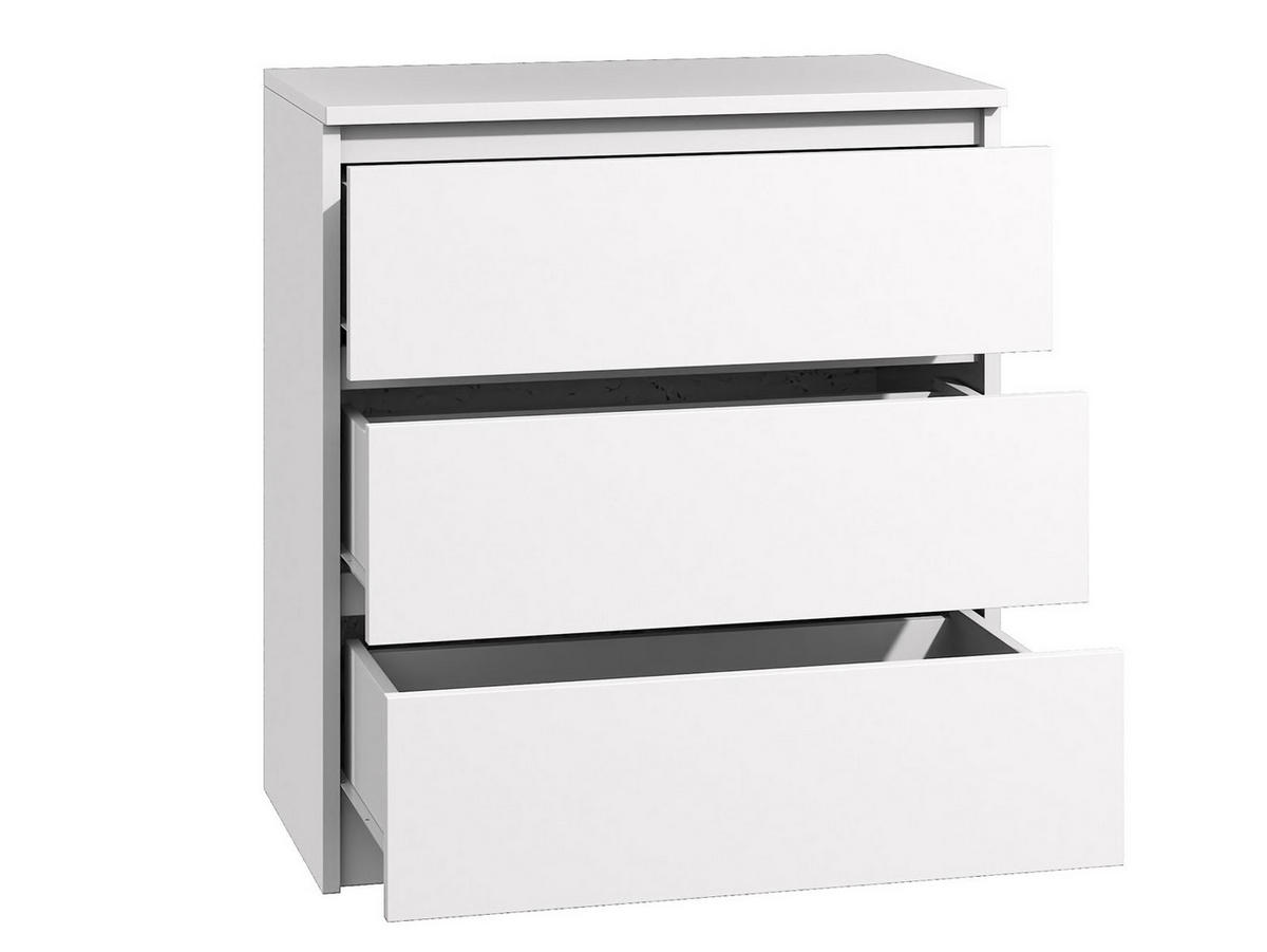 KOMMODE bella3 - Weiß, Holzwerkstoff (60/76/35cm) - roe furniture