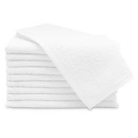 GÄSTETÜCHER, 10er-Set, 30x50 cm, 100% Baumwolle, Weiß - Weiß, Textil (30/50cm) - Zollner