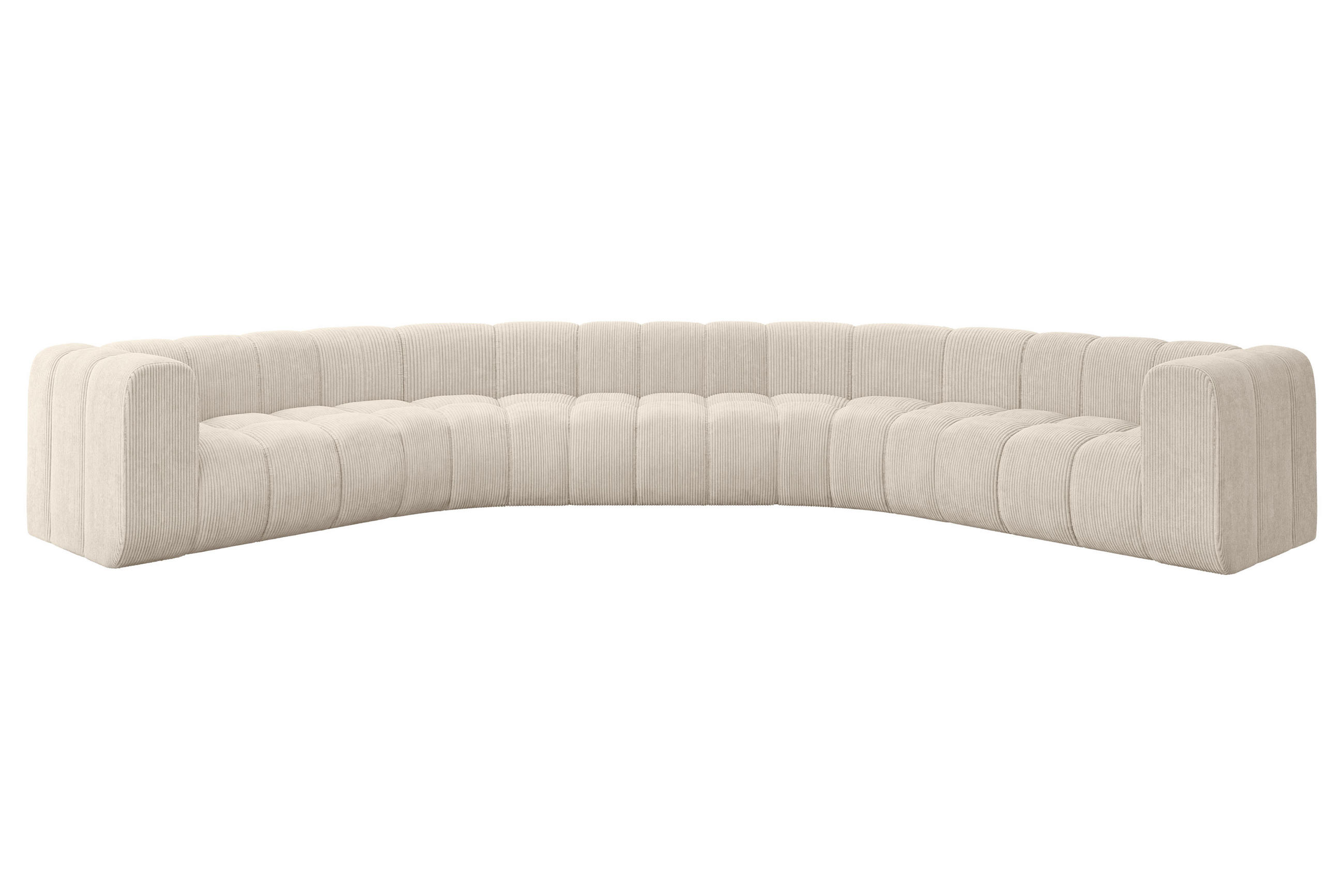 Altdecor Wohnlandschaft Beige 373x70x373 cm
