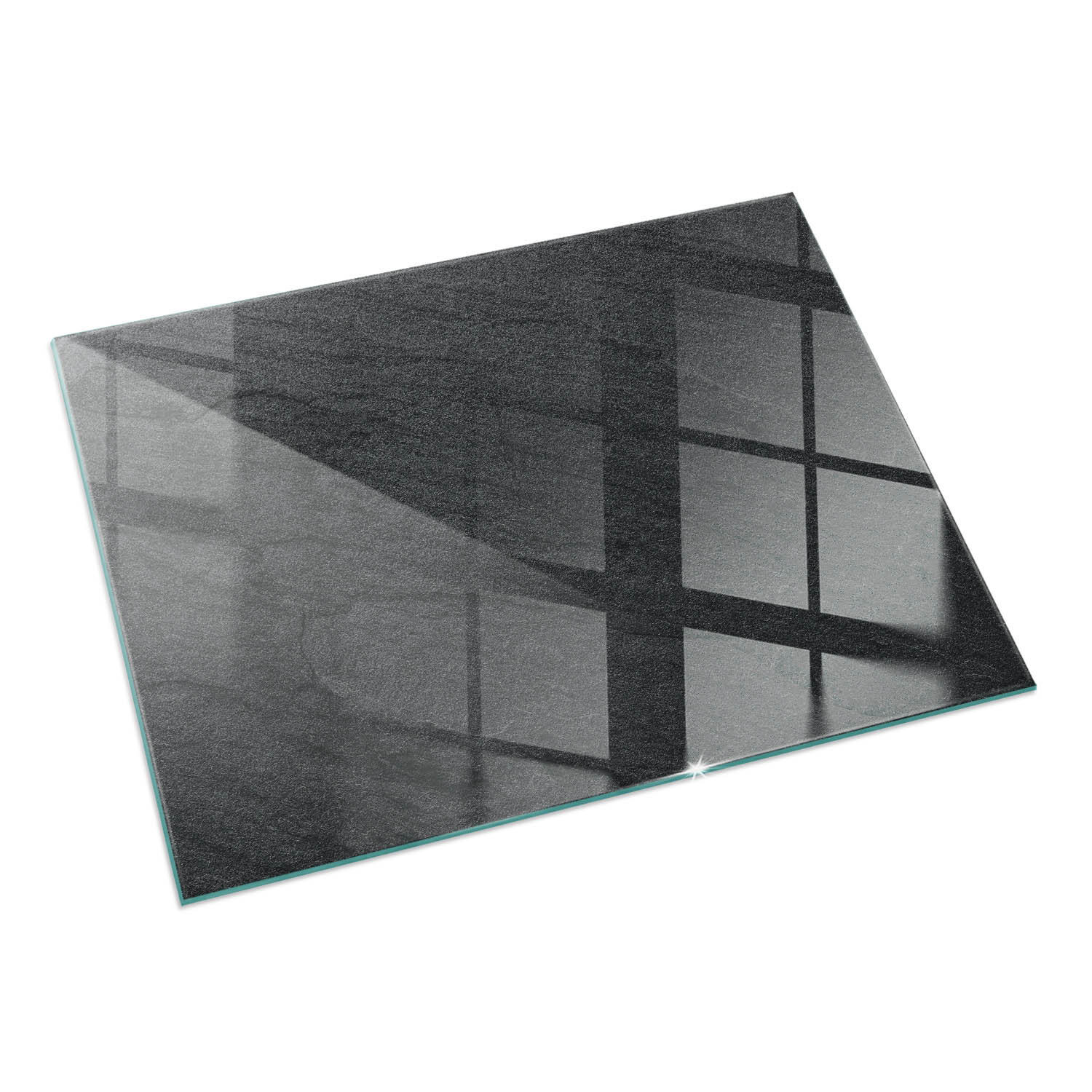 ArtPrintCave Glasplatte Schwarz 120x80x0.4 cm