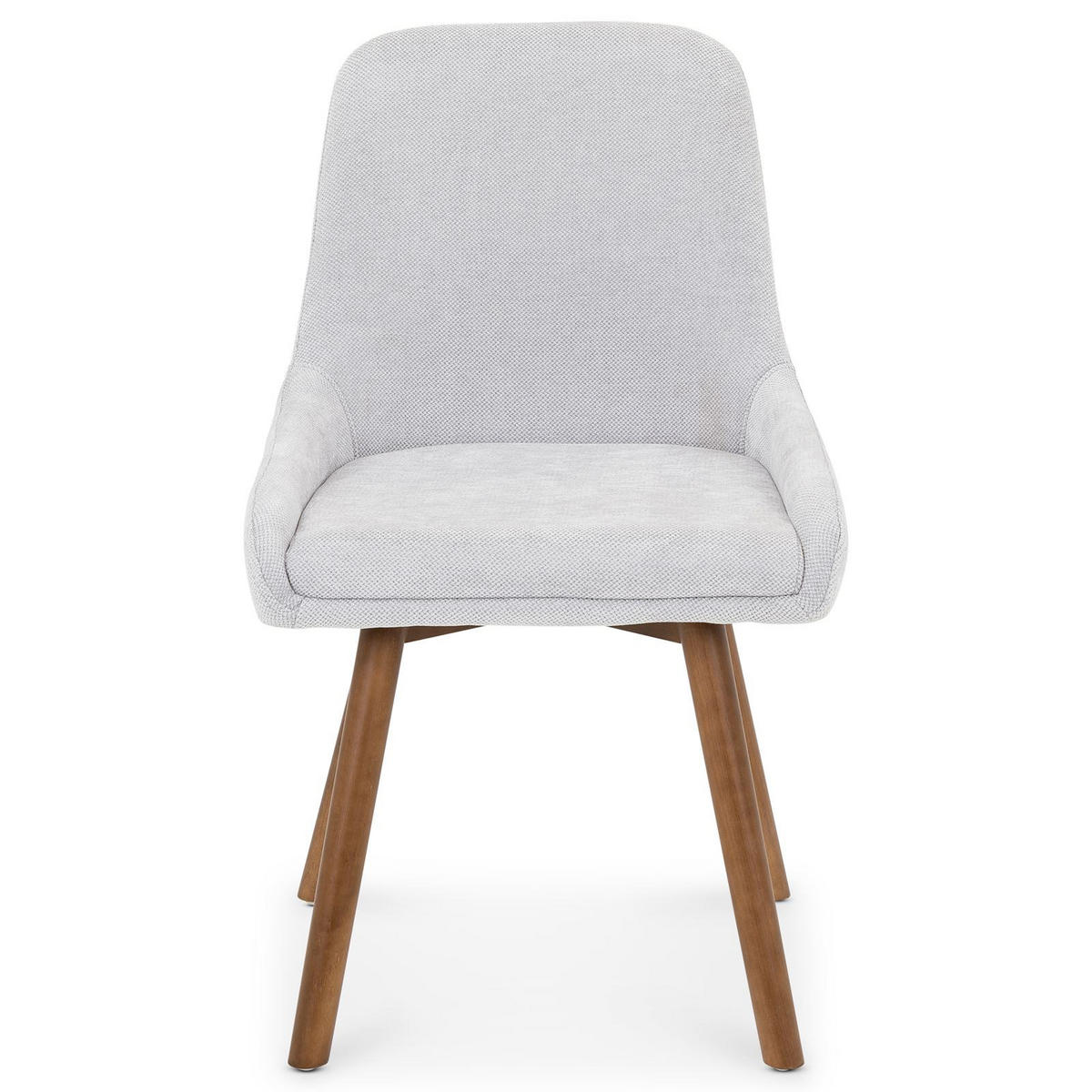 ESSZIMMERSTÜHLE PIPPA 2er-Set grau - Grau, Textil (82/42/58cm) - IDIMEX