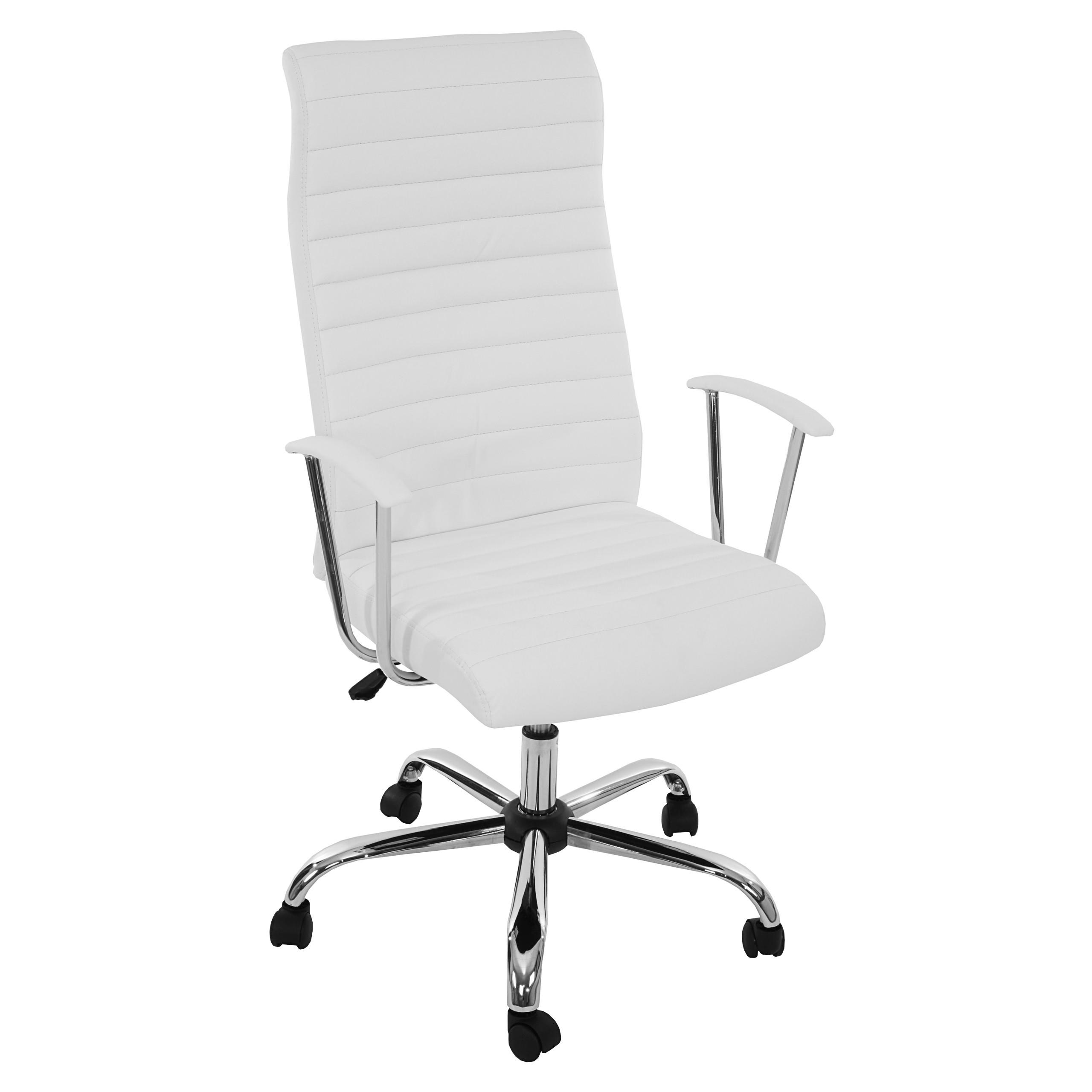 BÜROSTUHL Weiß - Weiß, Textil (68/117/71cm) - MCW