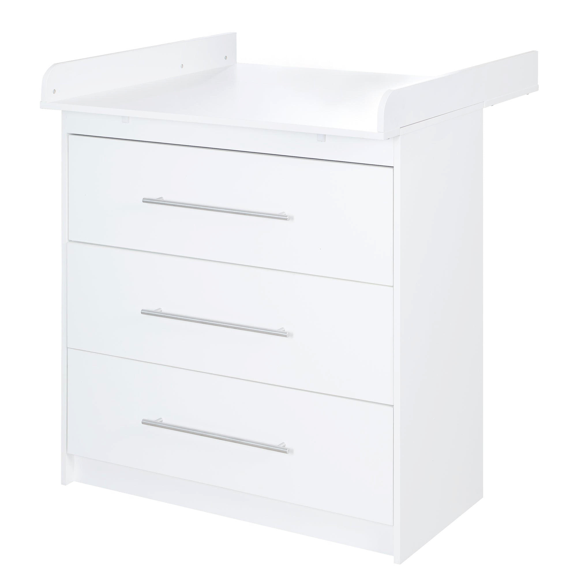 WICKELKOMMODE Maren - Weiß, Holzwerkstoff/Metall (88.5/98/75cm) - Roba