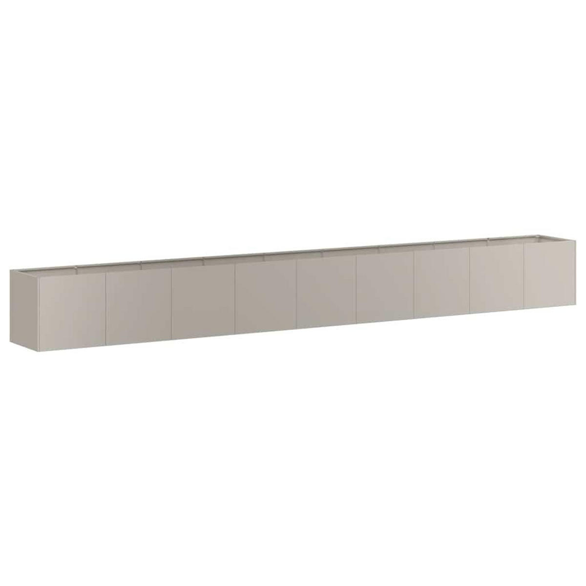 PFLANZKÜBEL Rostig 360/40/40 Cm Wetterfester Stahl - Rostfarben, Metall (40/40/360cm) - vidaXL