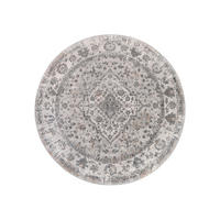 TEPPICH VALLEY Grau Rund 240/240 cm - Grau, Textil (240/240cm) - Tapiso