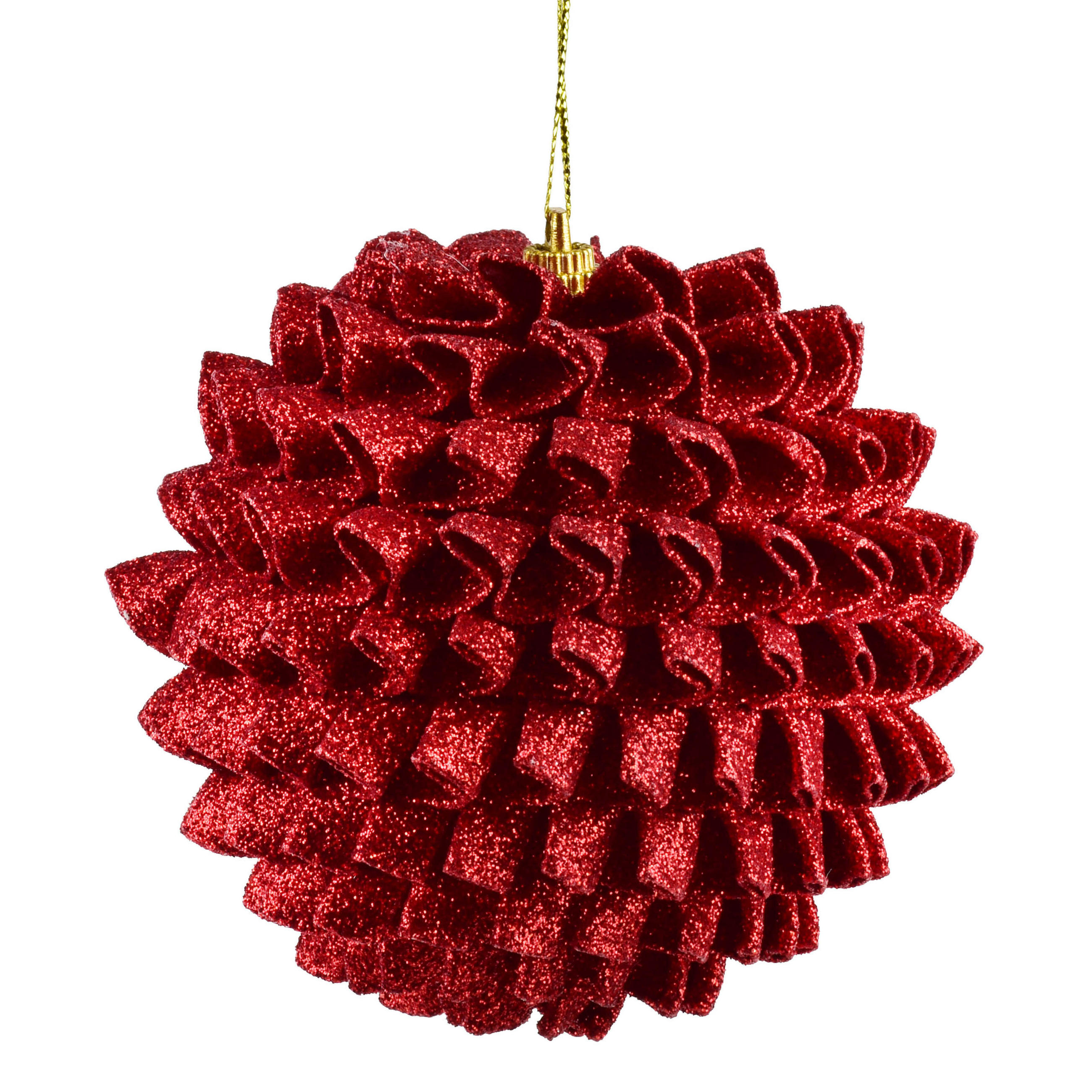 CHRISTBAUMKUGEL SANTA LILA 10cm Styropor - Rot, Kunststoff (10/10/10cm) - Mondex