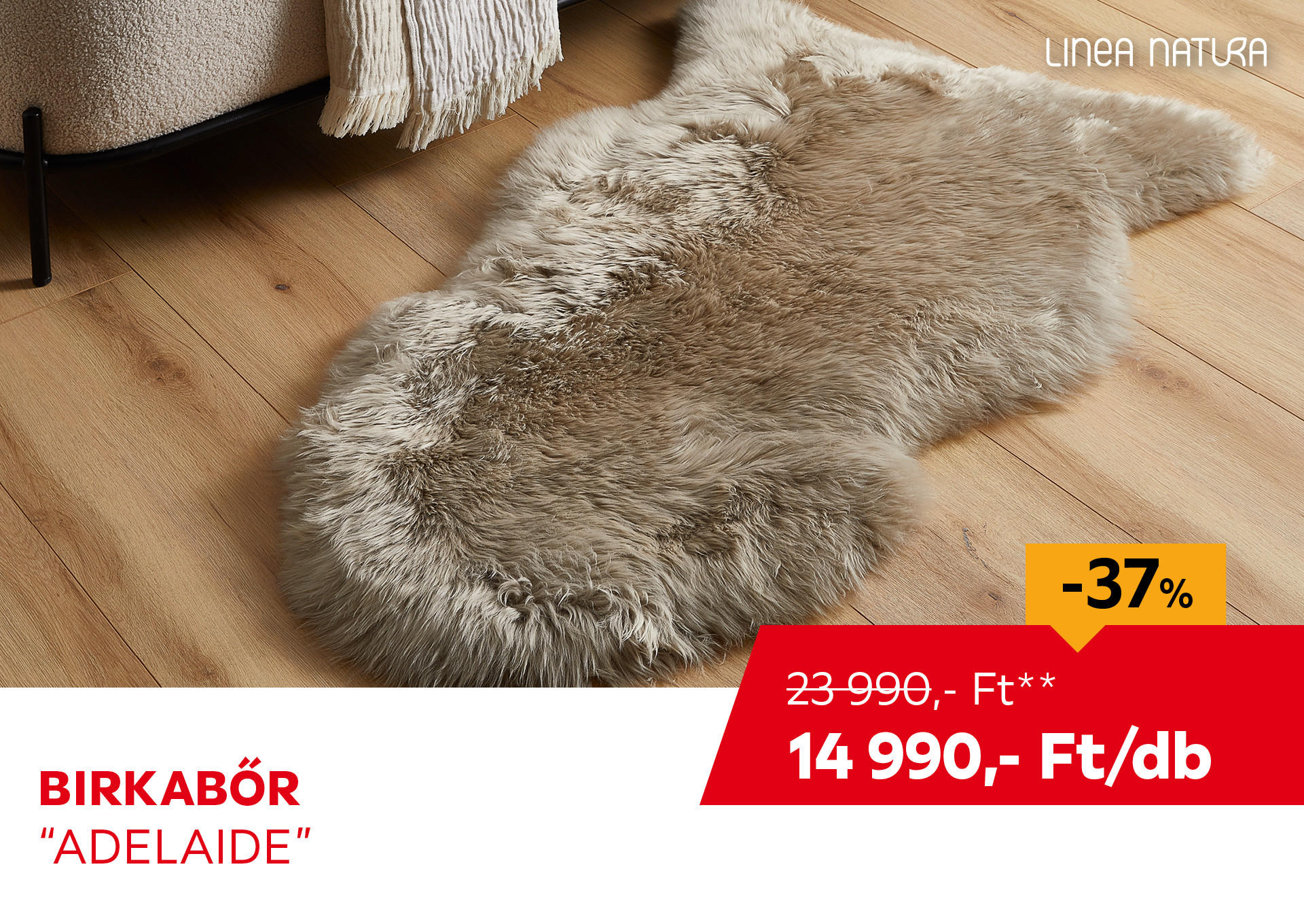 BIRKABŐR "ADELAIDE"  Kiemelt termék 23990 Ft.- helyett 14990 Ft.-