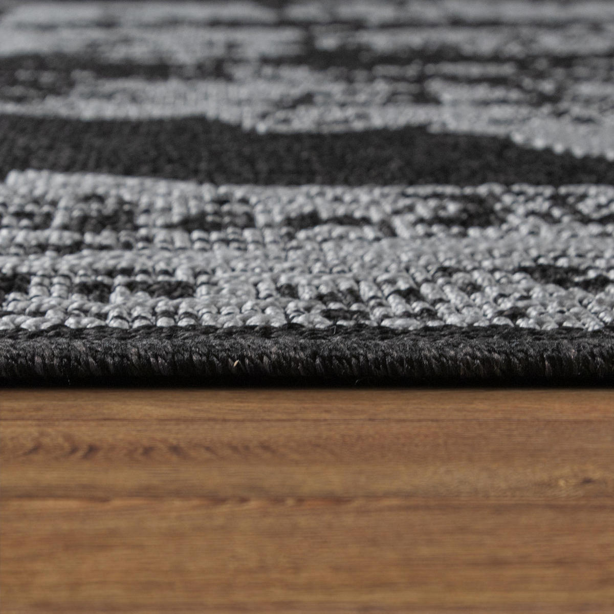 OUTDOORTEPPICH 120/160 cm Kraft 191 - Grau, Textil (120/160cm) - Paco Home