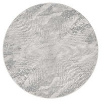 KURZFLOR-TEPPICH Antik 481 Grau 200 cm Rund - Grau, Textil (200/200cm) - carpet city