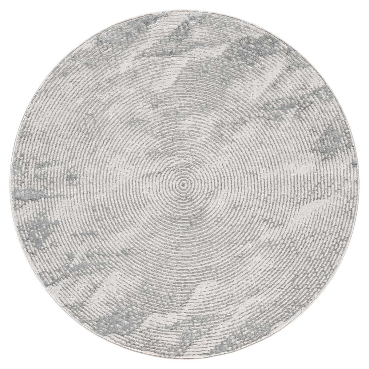 KURZFLOR-TEPPICH Antik 481 Grau 200 cm Rund - Grau, Textil (200/200cm) - carpet city