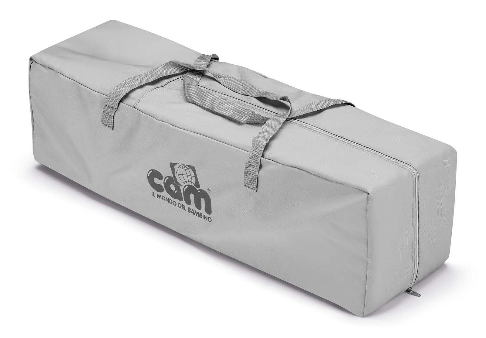 REISEBETT für Babys Sonno| für 0-36 Monate | Kinderreisebett inklusive Transporttasche | Teddy Grau - Grau, Textil (21/23/75cm) - Cam il Mondo del Bambino S.p.A.
