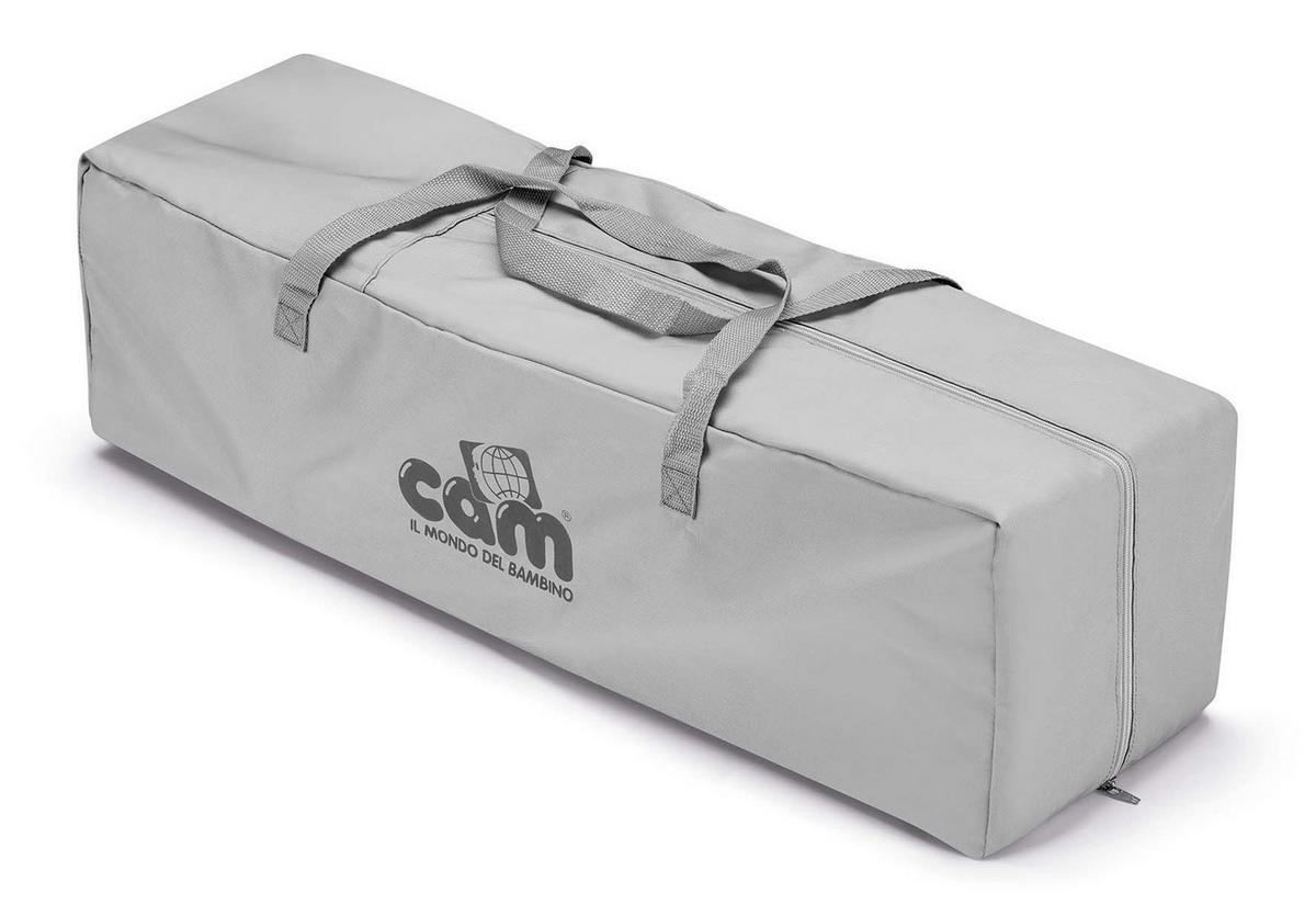 REISEBETT für Babys Sonno| für 0-36 Monate | Kinderreisebett inklusive Transporttasche | Teddy Grau - Grau, Textil (21/23/75cm) - Cam il Mondo del Bambino S.p.A.