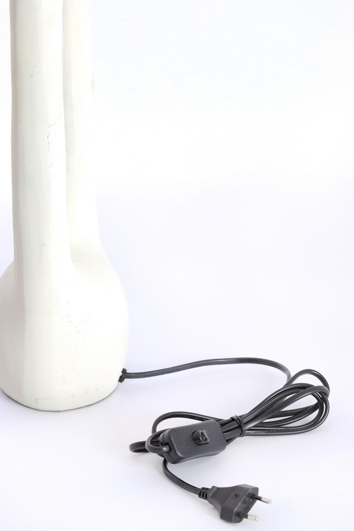 LAMPENSOCKEL Elric Weiß 15/11.5/50 cm - Weiß, Metall (15/11.5/50cm) - Light & Living