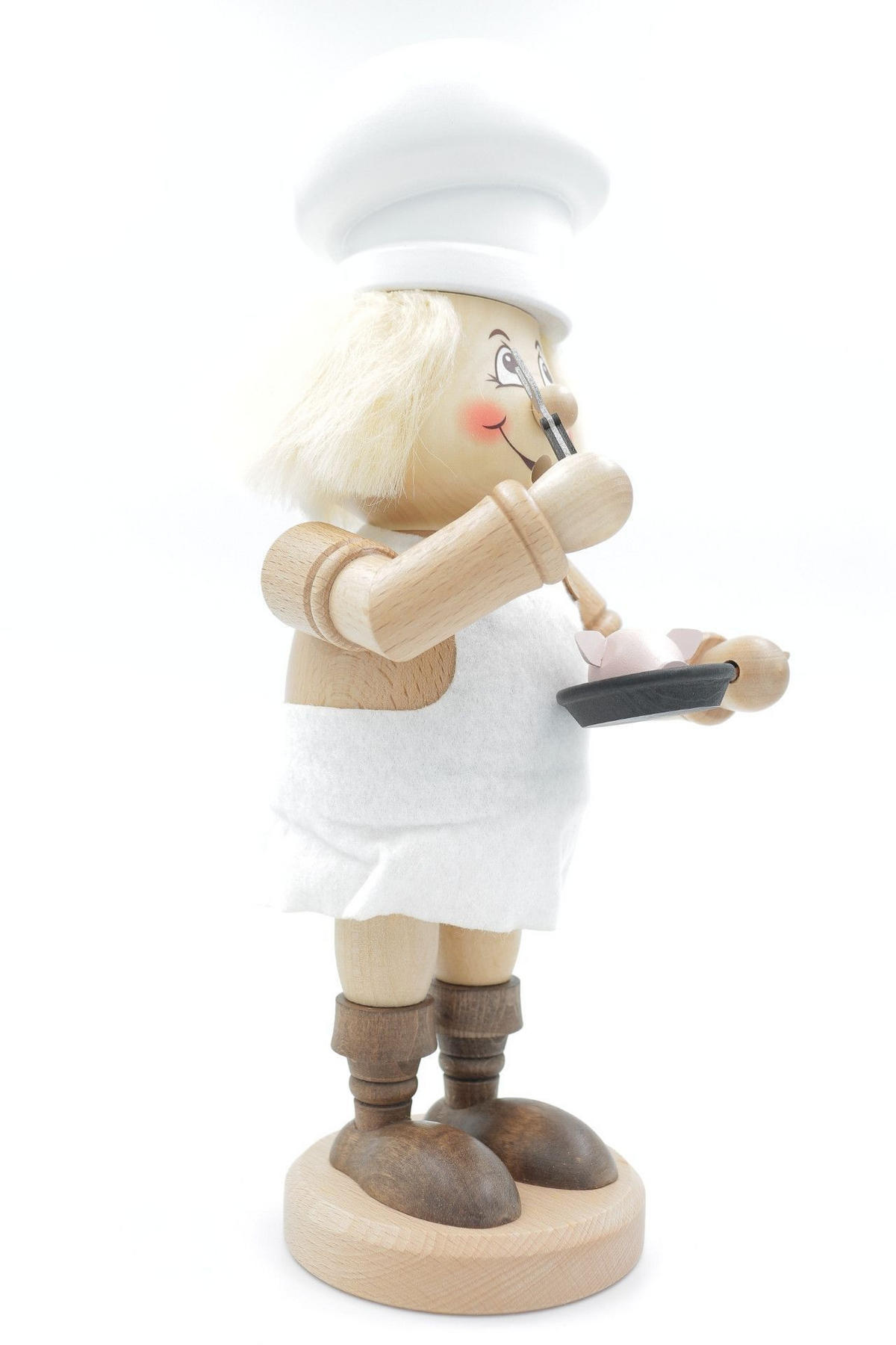 RAUCHFIGUR Wichtel Koch 32 cm - Multicolor, Holz (15/34/0.1cm)