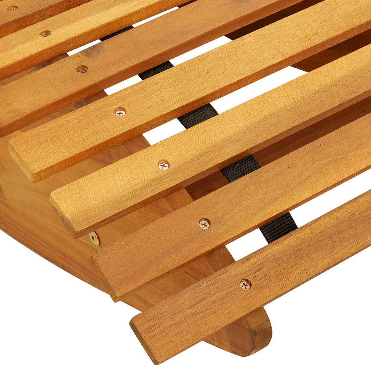 SCHAUKELSTÜHLE, Sonnenliegen, 149/60/86 cm, aus Akazienholz, 2er-Set - Braun, Holz (60/86/149cm) - vidaXL