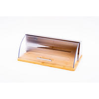 BROTKASTEN aus Bambus und Edelstahl 39/27/15 cm - Beige, Naturmaterialien (27/15/39cm) - 5five Simply Smart