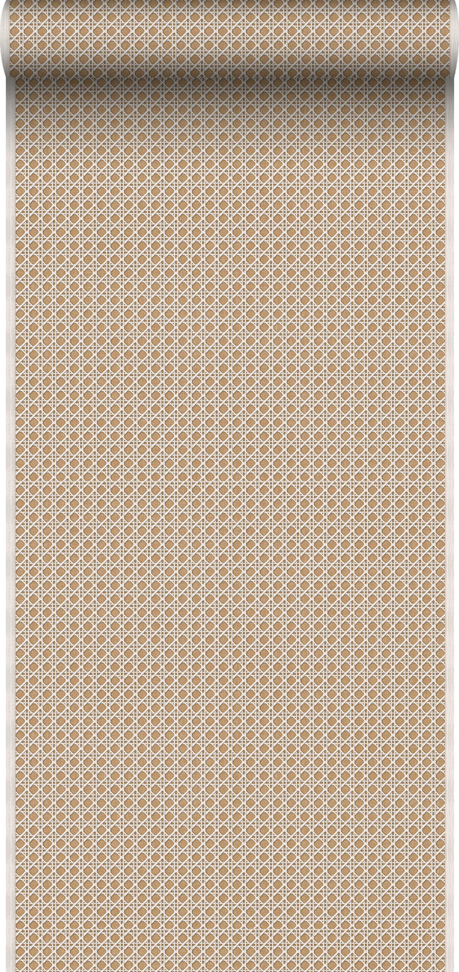 TAPETE Karomuster 53 cm x 10 m - Braun, Papier (53/1000cm) - Sanders & Sanders