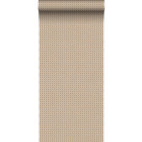 TAPETE Karomuster 53 cm x 10 m - Braun, Papier (53/1000cm) - Sanders & Sanders