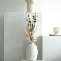TROCKENBLUMENSTRAUSS Medi - beige / 30 cm - Beige, Naturmaterialien (30cm) - Lykke & You