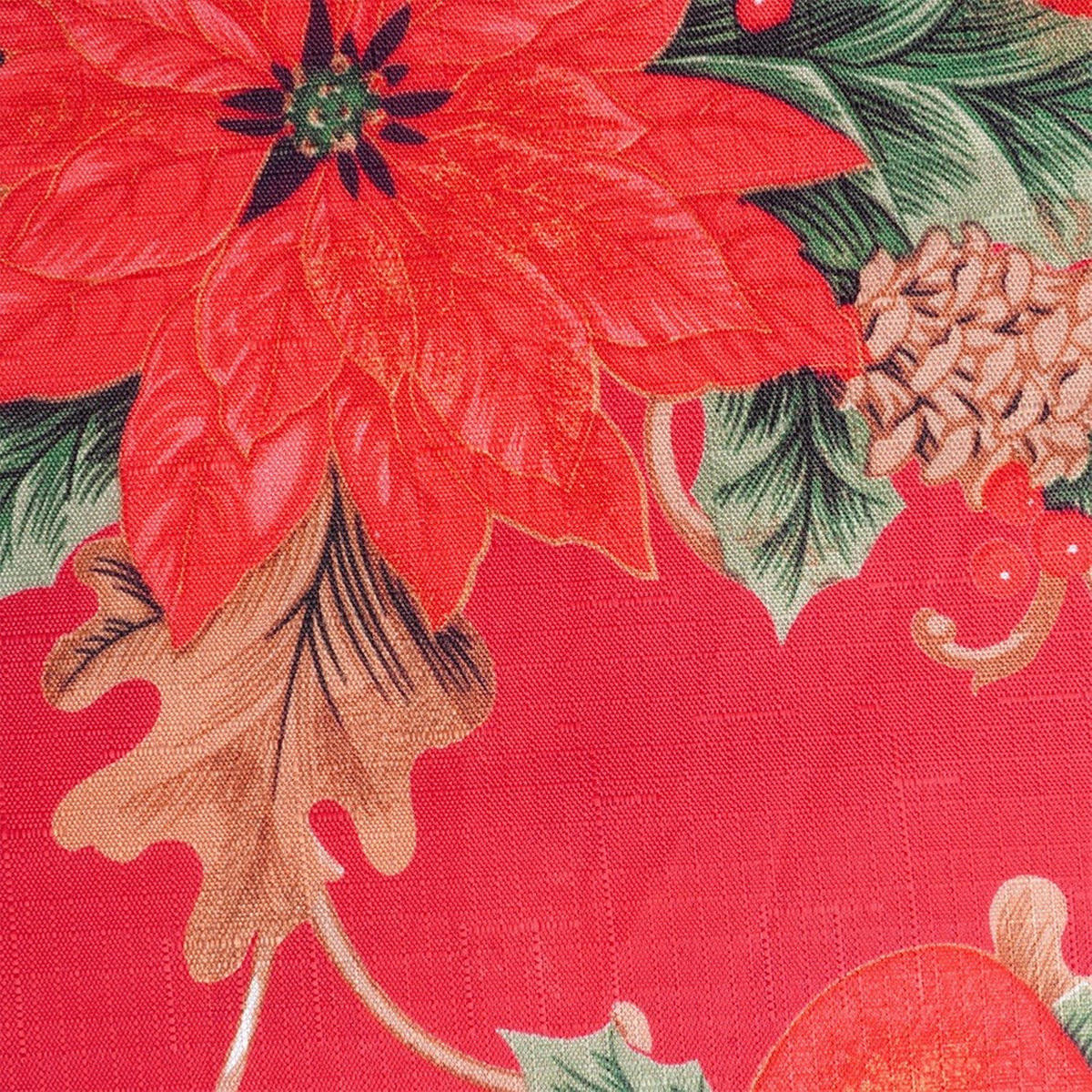 WEIHNACHTSTISCHDECKE Fleckenabweisend 180x130 cm - Rot, Textil (180/130cm) - Excellent Houseware