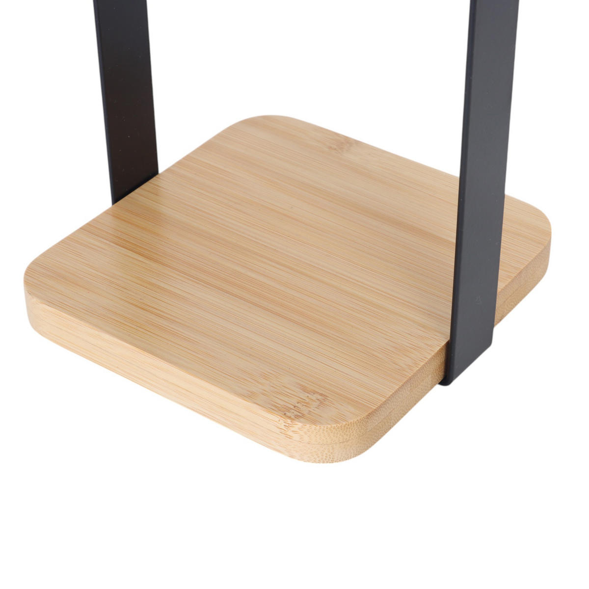 WC-GARNITUR - Schwarz, Holz/Kunststoff (15/72.5/14.5cm) - Relaxdays