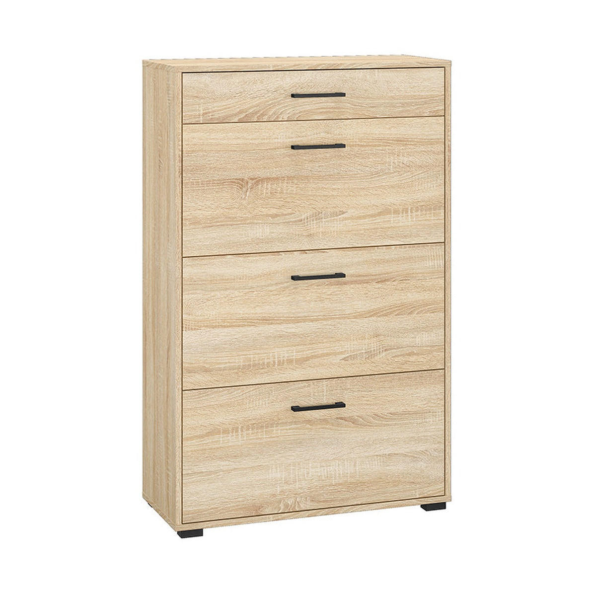 SCHUHSCHRANK – 80 cm – Caro – Sonoma Eiche - Sonoma Eiche, Holzwerkstoff (80/126/34cm) - hi-markt