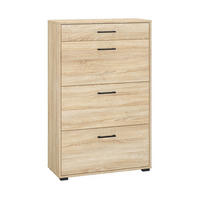 SCHUHSCHRANK – 80 cm – Caro – Sonoma Eiche - Sonoma Eiche, Holzwerkstoff (80/126/34cm) - hi-markt
