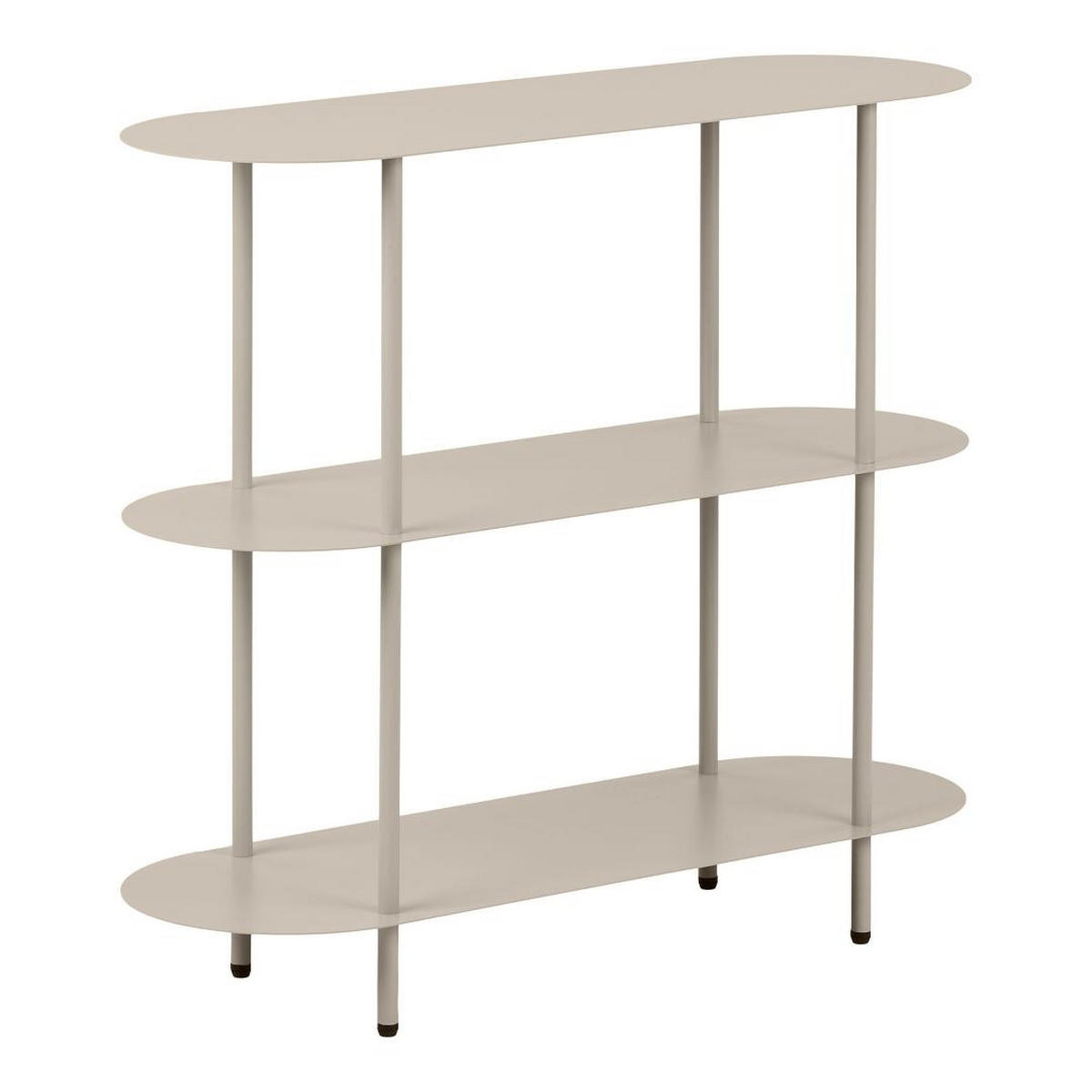 REGAL, Yrsa, Sandfarben, Metall, 90 x 31 x 81 cm - Sandfarben, Metall (90/81/31cm) - ebuy24