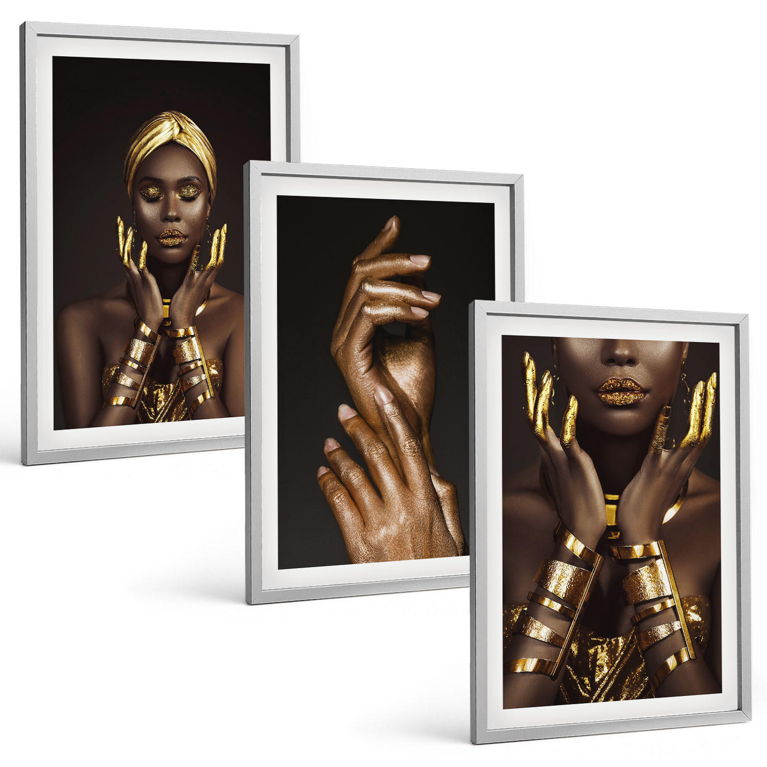 Tulup Bilder Silber 40x60 cm