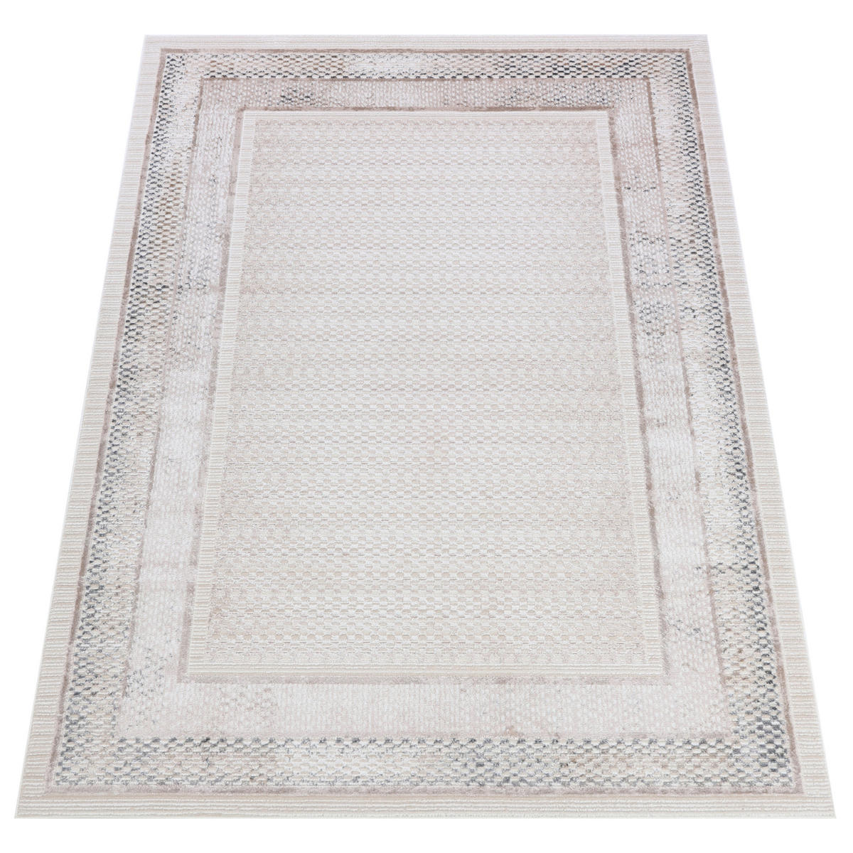 TEPPICH COMO Weiß 140/200 cm - Weiß, Kunststoff (140/200cm) - Tapiso