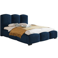 BETT Blau BEN 14 Mit Bettkasten 180x200 cm - Dunkelblau, Textil (180/200cm) - Sepro Meble