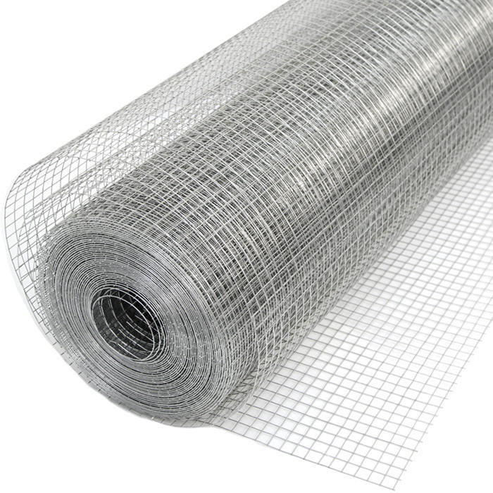MASCHENDRAHTZAUN Quadratisch feuerverzinkt , 1/25 m, Silbern - Grau, Metall (0.08/100cm) - Niederberg Metall