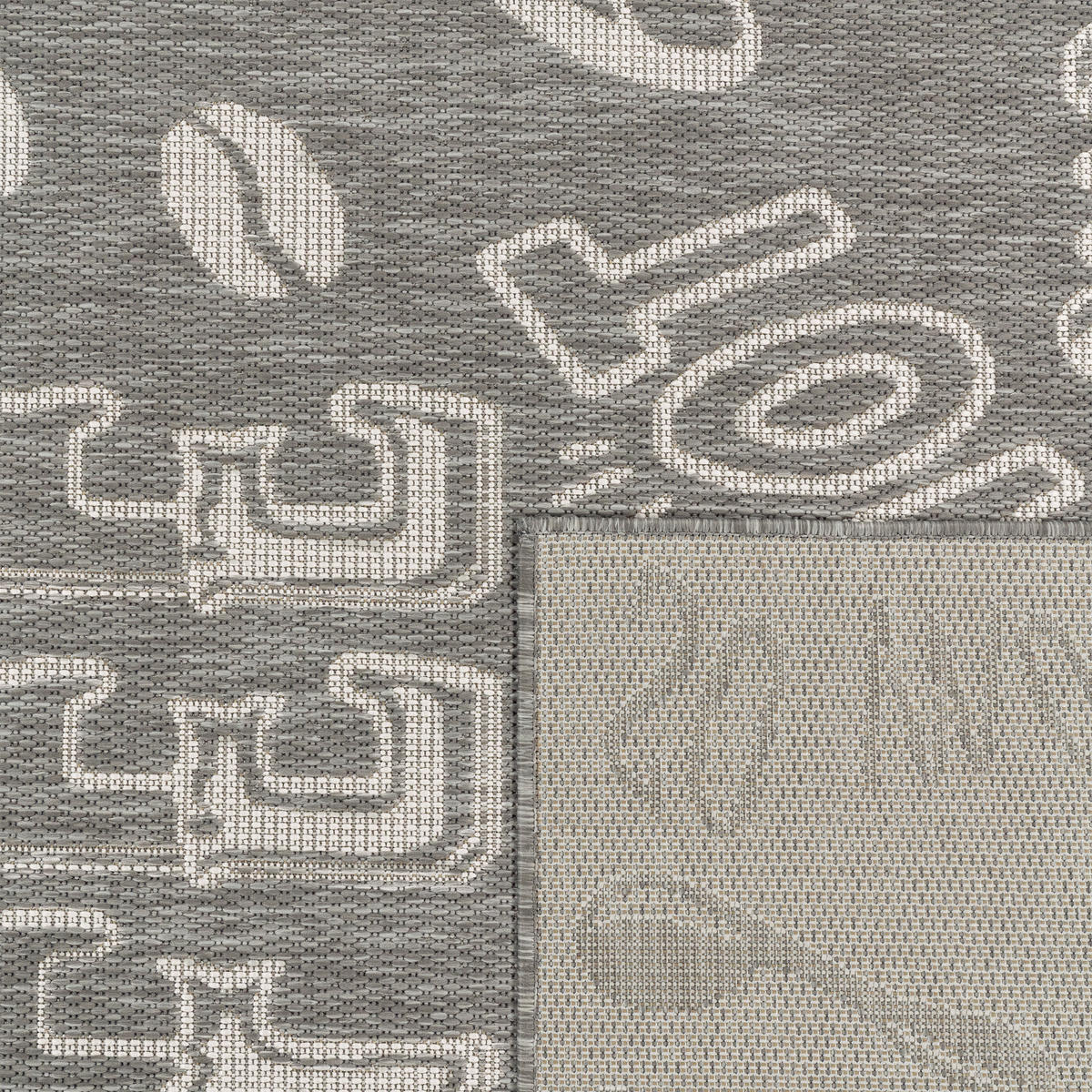 OUTDOORTEPPICH 240/340 cm Kitchen 382 - Grau, Textil (240/340cm) - Paco Home