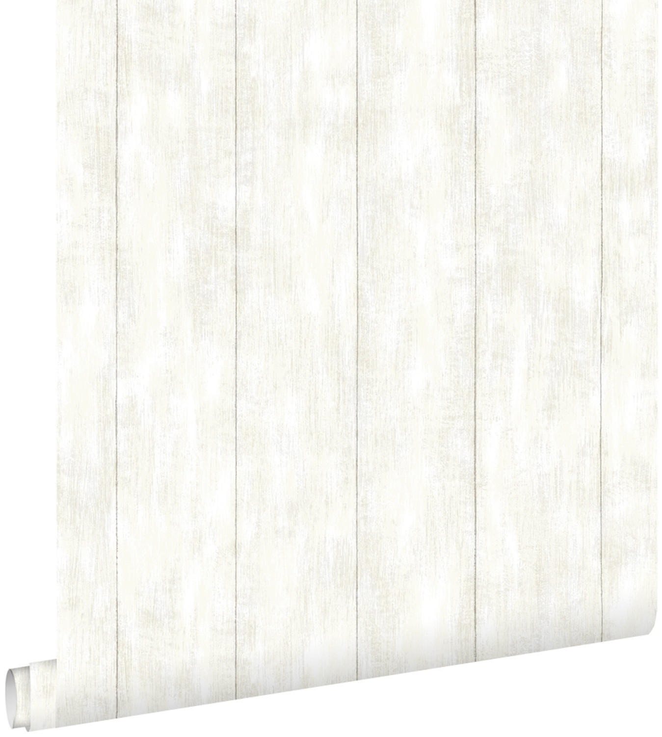 TAPETE Holz-Optik 53 cm x 10.05 m - Weiß, Papier (53/1000cm) - ESTAhome