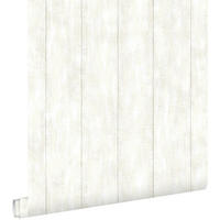 TAPETE Holz-Optik 53 cm x 10.05 m - Weiß, Papier (53/1000cm) - ESTAhome