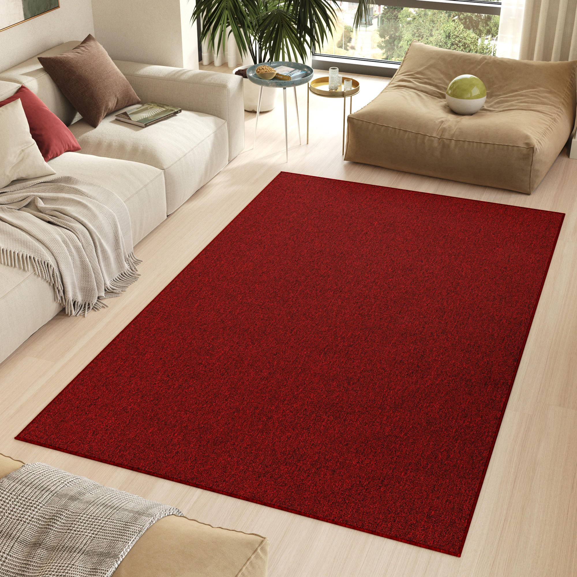 TEPPICH NIZZA Rot 240/340 cm - Rot, Kunststoff (240/340cm) - Tapiso