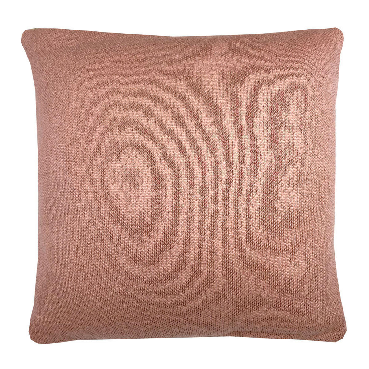 DEKOKISSEN Ikat gestrickt Lurex Rosa 50x50 - Pink, Textil (50/50/12cm) - Malagoon