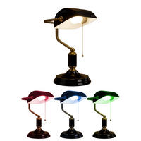 LED TISCHLEUCHTE Antique Anthrazit Gold - Anthrazit, Metall (26.5/18/34cm) - Globo Lighting