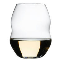 WEISSWEINGLAS Swirl, hochwertiges Glas, 380 ml, 2er Set - Transparent, Glas (0.38L) - Riedel