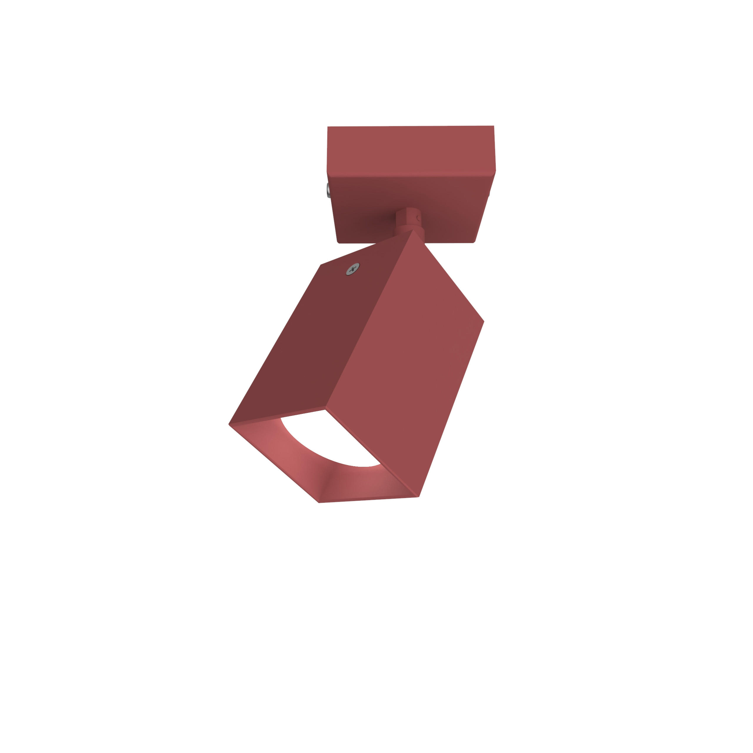 DECKENLEUCHTE - Rot, Metall (7.6/7.6/17cm) - Lumicom