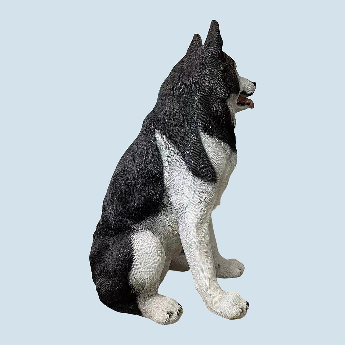 ZAHRADNÍ dekor – pes XXL - různobarevná, plast (49/86/62cm) - Relaxdays