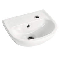 WASCHBECKEN für Badezimmer 350 x 280 x 130mm - Weiß, Keramik (35/13/28cm) - HOROW