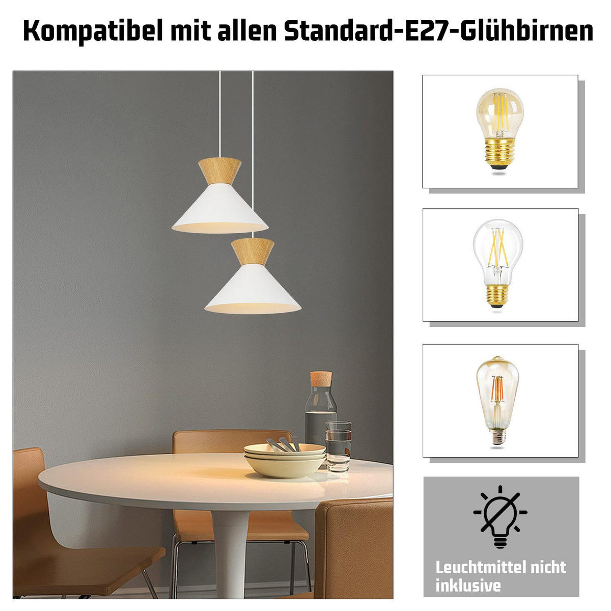 HÄNGELEUCHTE Marston 8/8/141.5 cm - Weiß, Metall (8/8/141.5cm) - Nettlife