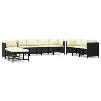 GARTENSET Reitzel 10-teilig - Schwarz, Metall - Nettlife