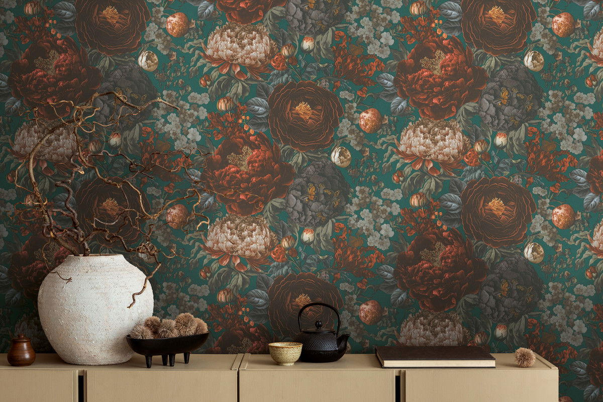 VLIESTAPETE Grün 53/1005 cm - Grün, Textil (53/1cm) - KUNSTLOFT