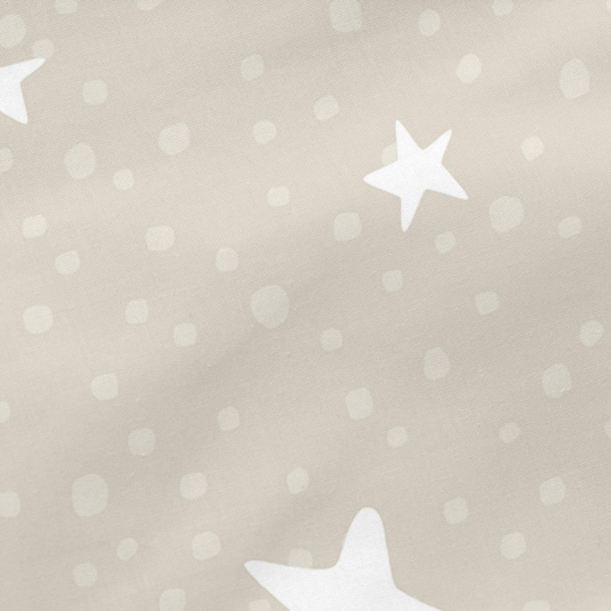 KISSENBEZUG little star 50x75 cm beige - Beige, Textil (50/75cm) - Happy Friday