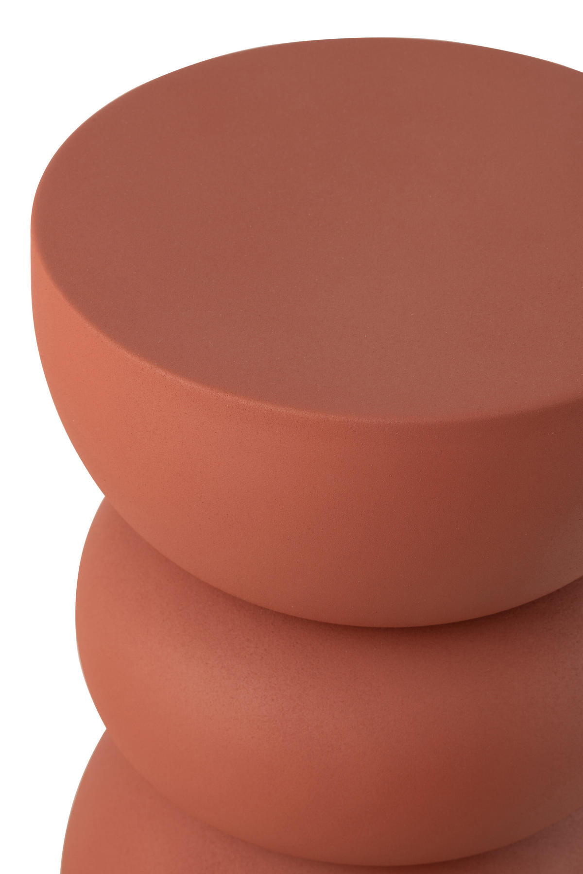 TISCH LISE - Metall - Orange - Orange, Metall (32/32/43.5cm) - J-Line