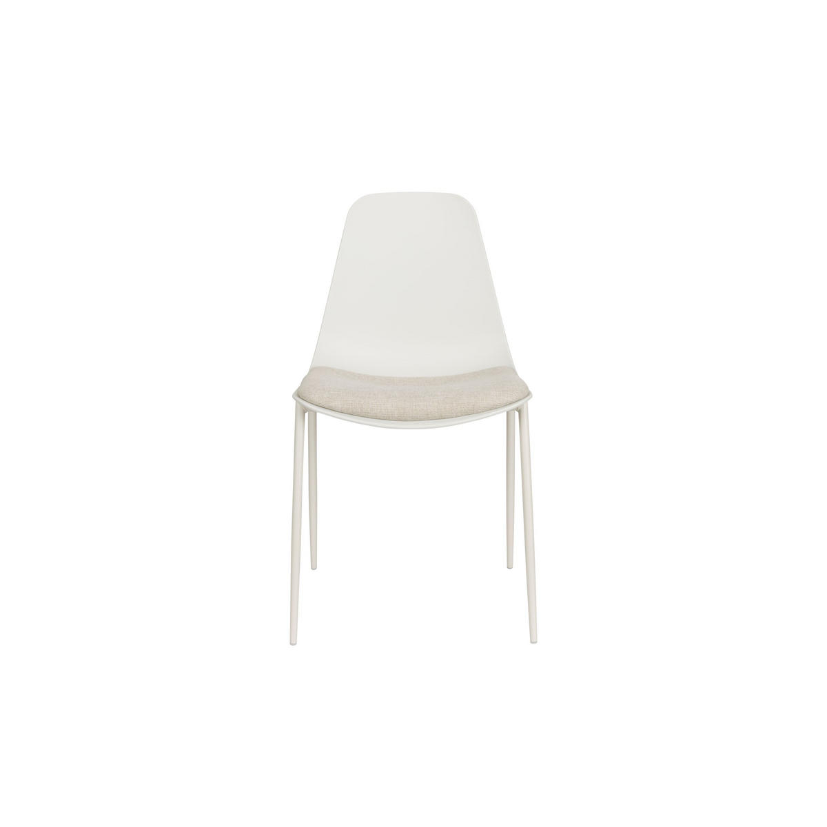 ESSZIMMERSTUHL Jeffrey Weiß - 4 er Set - Weiß, Kunststoff (49/88/48.5cm) - Housecraft Living